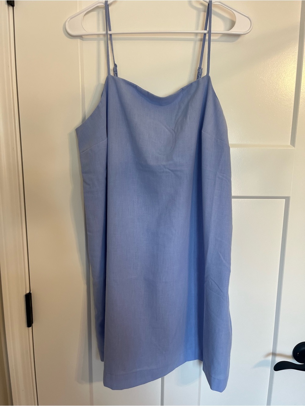 Old Navy Blue Strappy Mini Shift Dress Cottagecore 90s Size Large NWOT